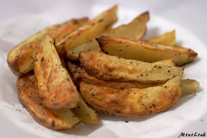 Baked potato wedges by M1n1L1nk