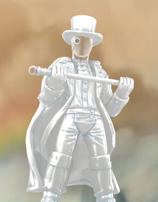 Artistic depiction of The Gentleman Ghost by DisorderlyPictures