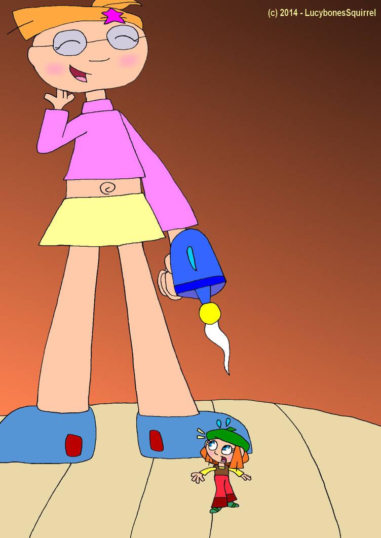 Jasmine shrinks Lucy by ConkerGuru