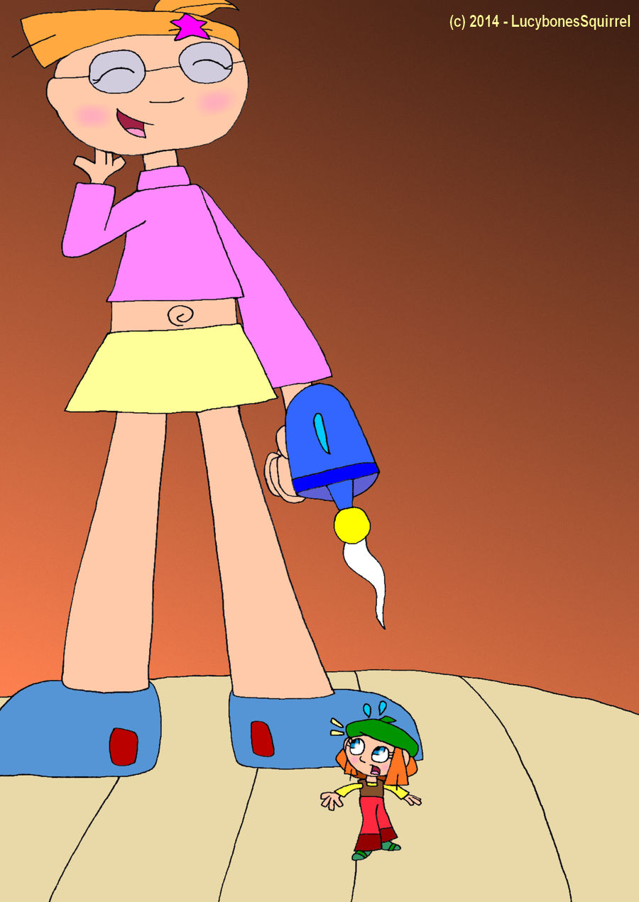 Jasmine shrinks Lucy by ConkerGuru