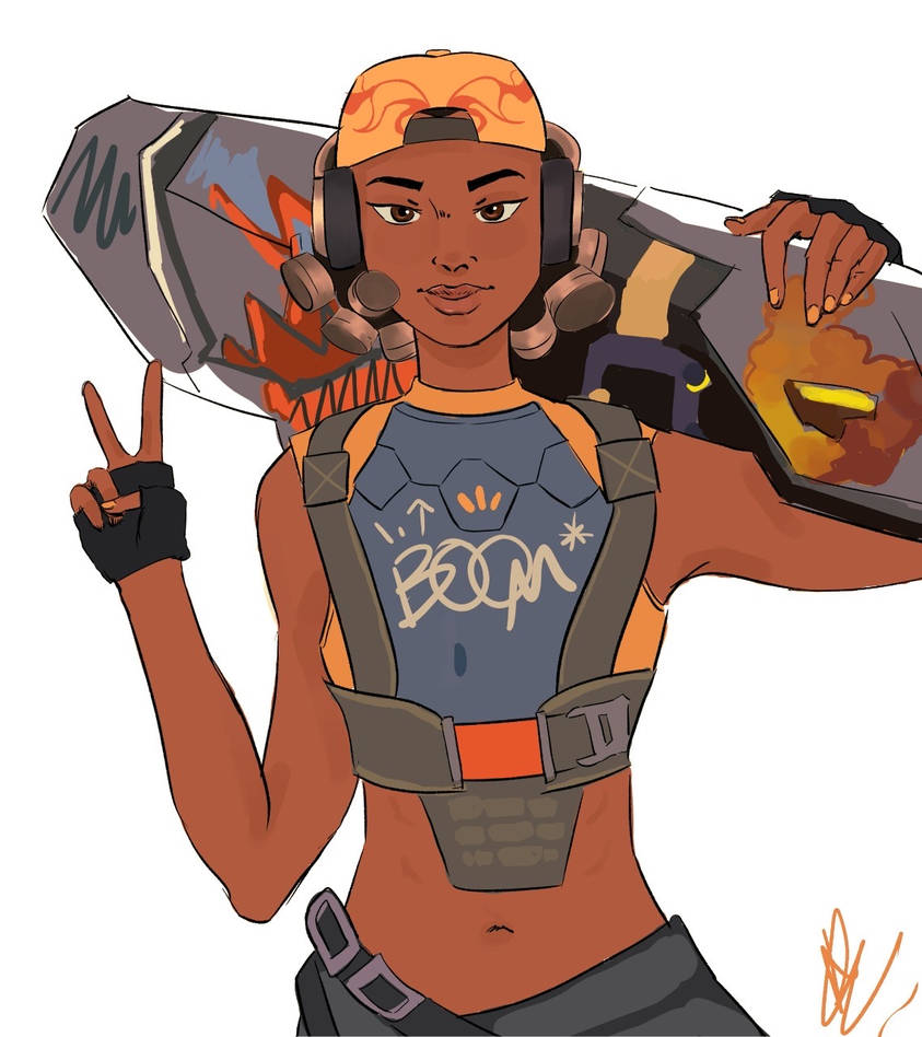 Raze from Valorant by carzdoesart on DeviantArt