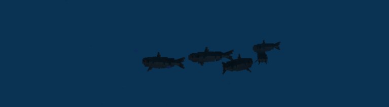 School of open ocean sardine