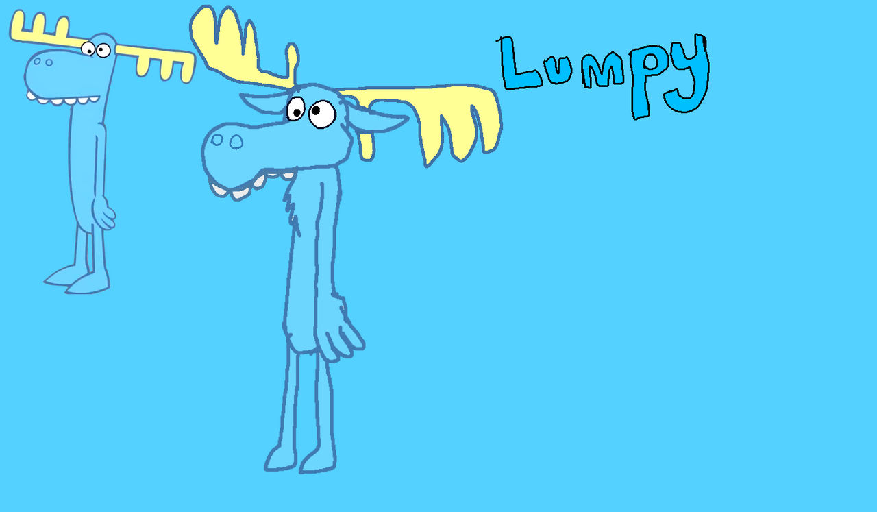 Lumpy the silly moose