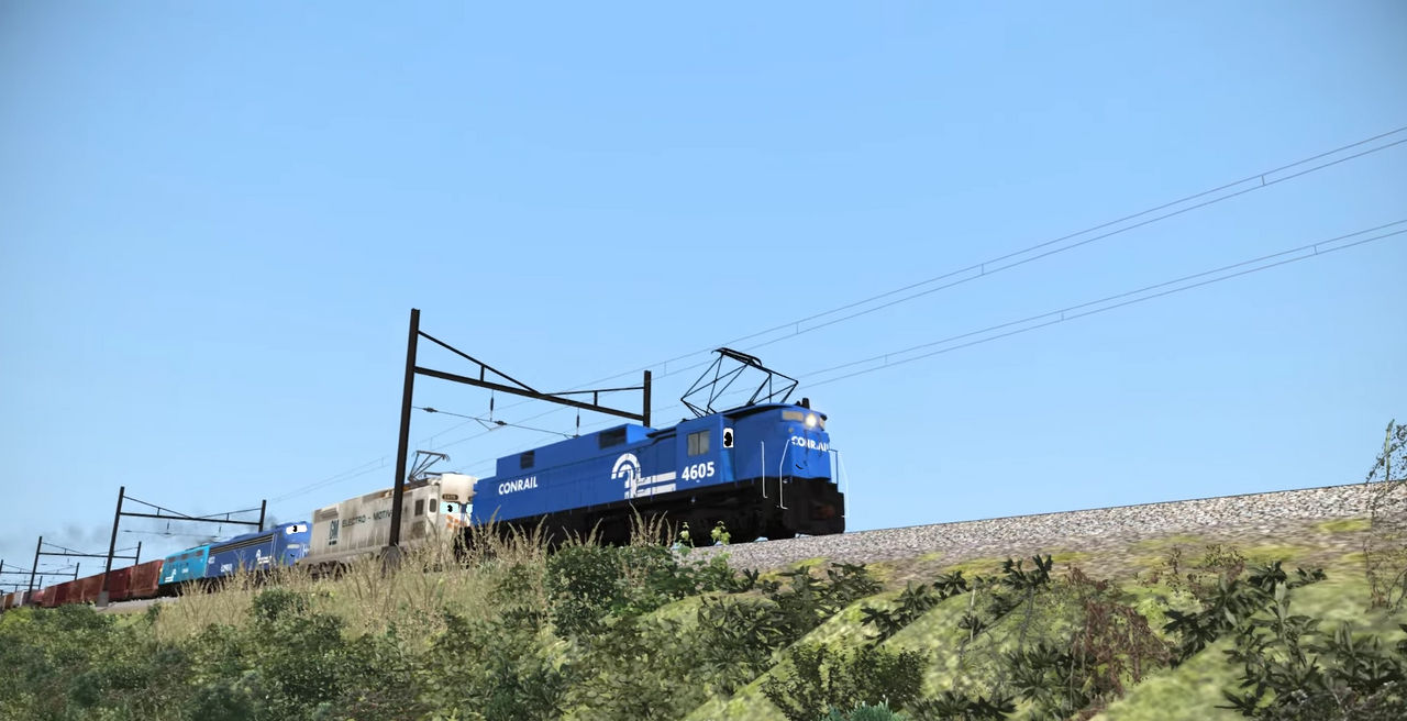 EL-3 and EMD GM6C and 2 F7s