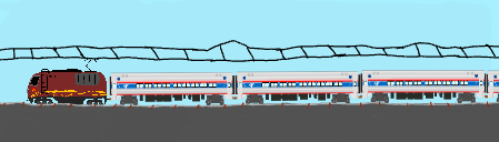 PRR TLA-45 with Amfleets