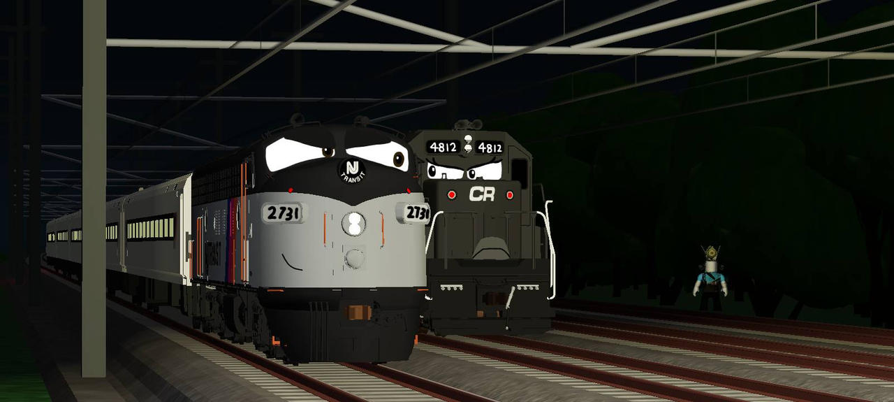 Conrail sd35 vs NJ F7