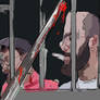 In jail