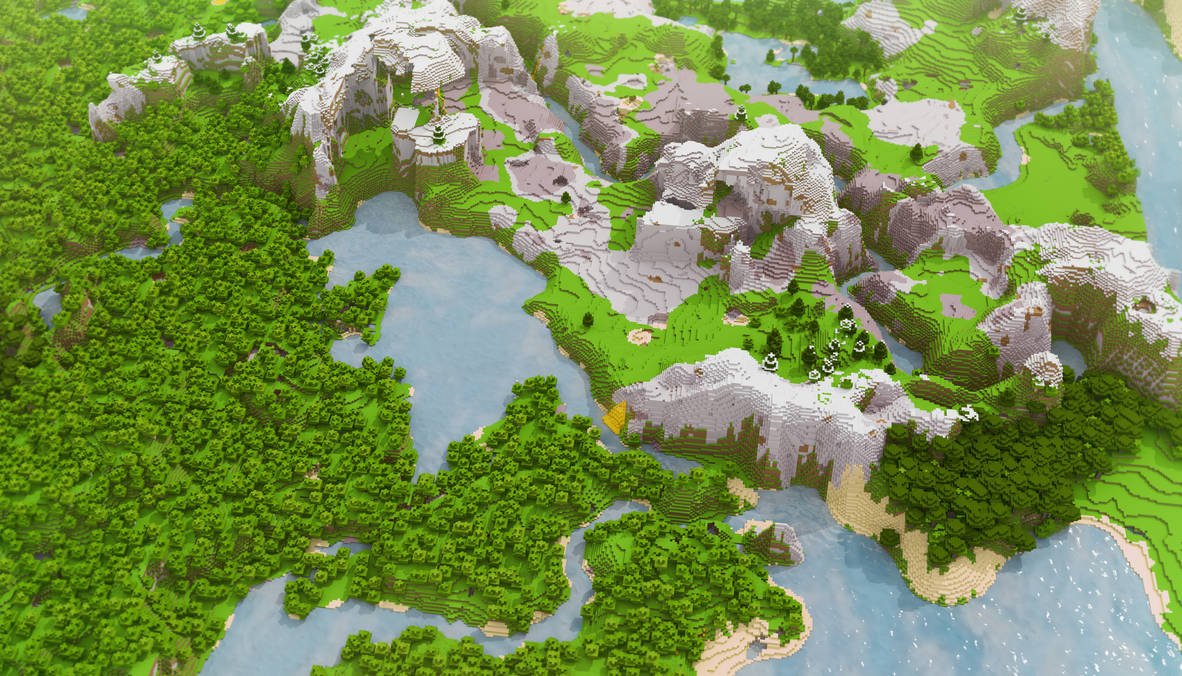 Minecraft: Landscape HD by cuberon on DeviantArt