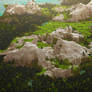 Minecraft Landscape: Mountains