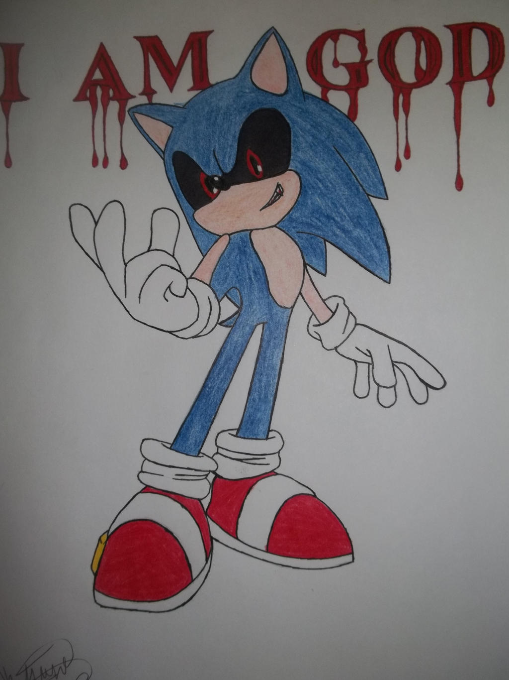 Sonic Exe I Am God By Aurorathehedgehog13 On Deviantart Sonic Exe I Am God By Aurorathehedgehog13 On Deviantart