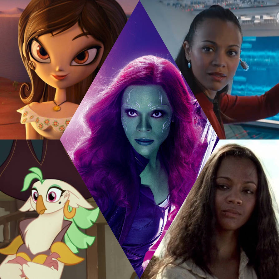 My Top 5 characters portrayed by Zoe Saldana by Darkvader2016 on DeviantArt
