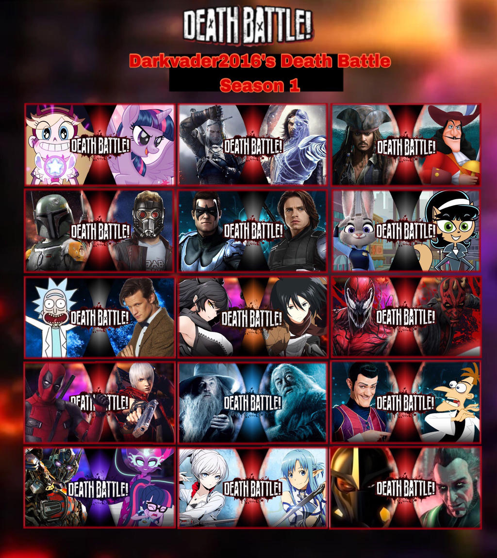 My First Fanmade Death Battle Season 1 By Darkvader16 On Deviantart My First Fanmade Death Battle Season 1 By Darkvader16 On Deviantart