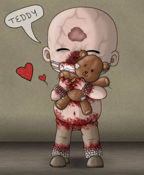 Chibi Chris with teddy - Outlast