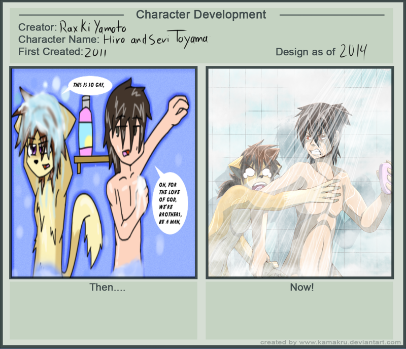 Sevi and Hiro Shower Redraw