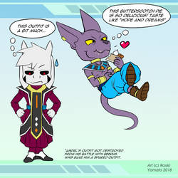 Asriel and Beerus (SD)