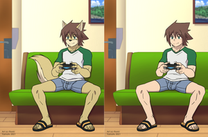 Reed Casual Gaming Kemono and Human