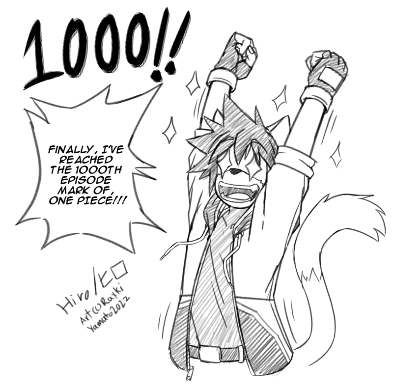 Hiro Reached 1000th Eps of One Piece. by RaxkiYamato on DeviantArt