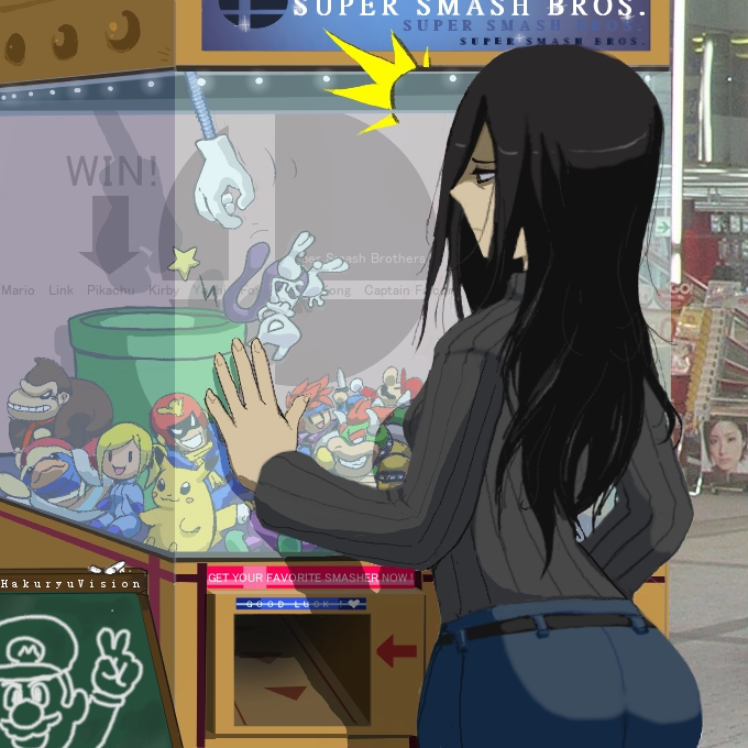 Shino's crane-game fun