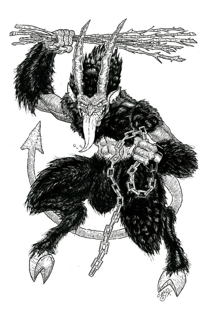 Krampus by ckirkillustr8 on DeviantArt