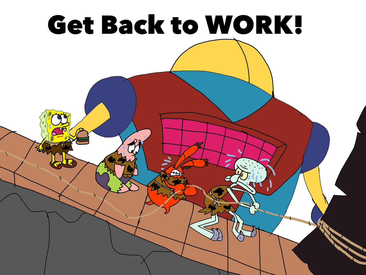 SpongeBob and Friends Works with Robot Randy by ElijahtainoCintron on ...