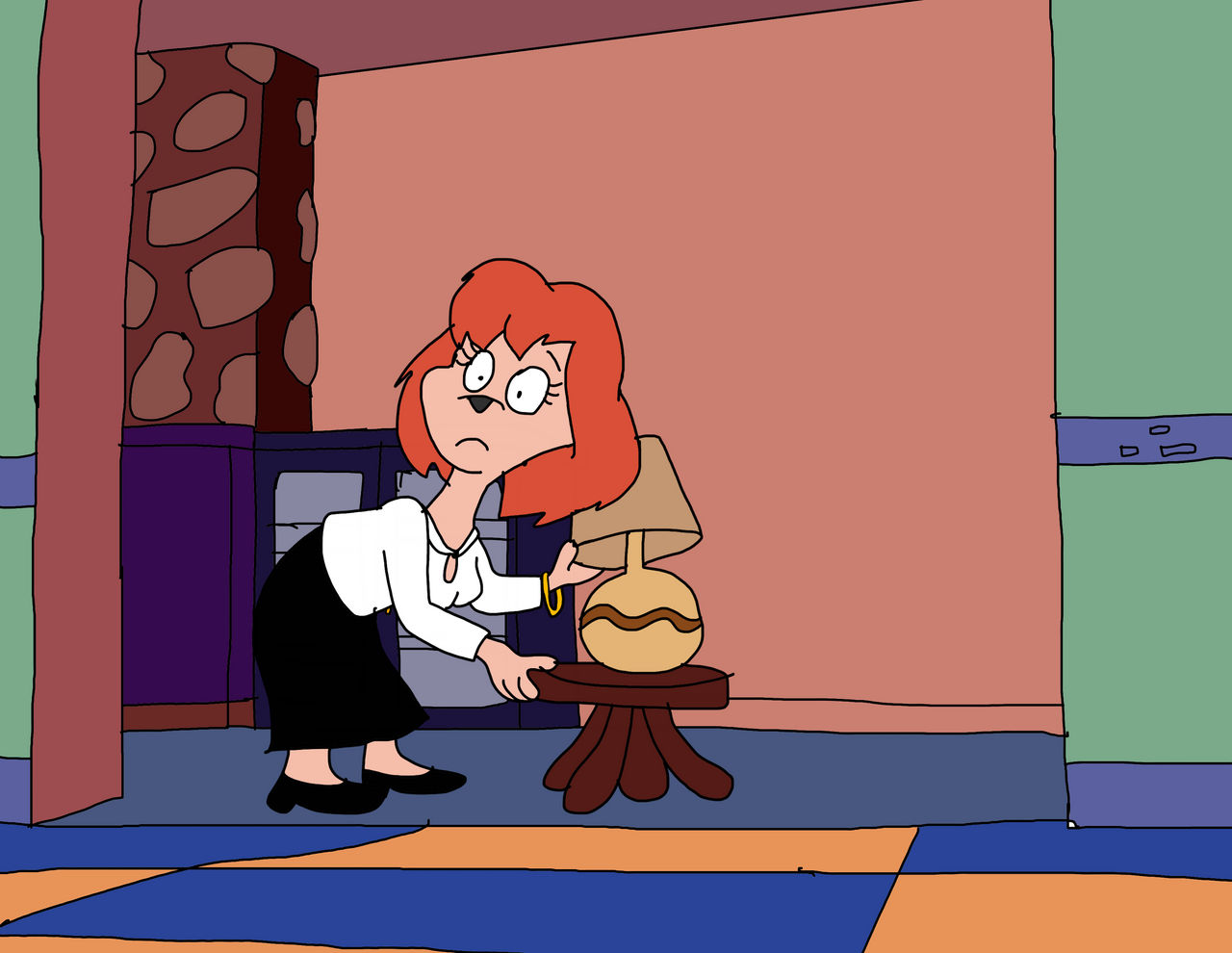 Sylvia Marpole Loses Her Glasses by ElijahtainoCintron on DeviantArt