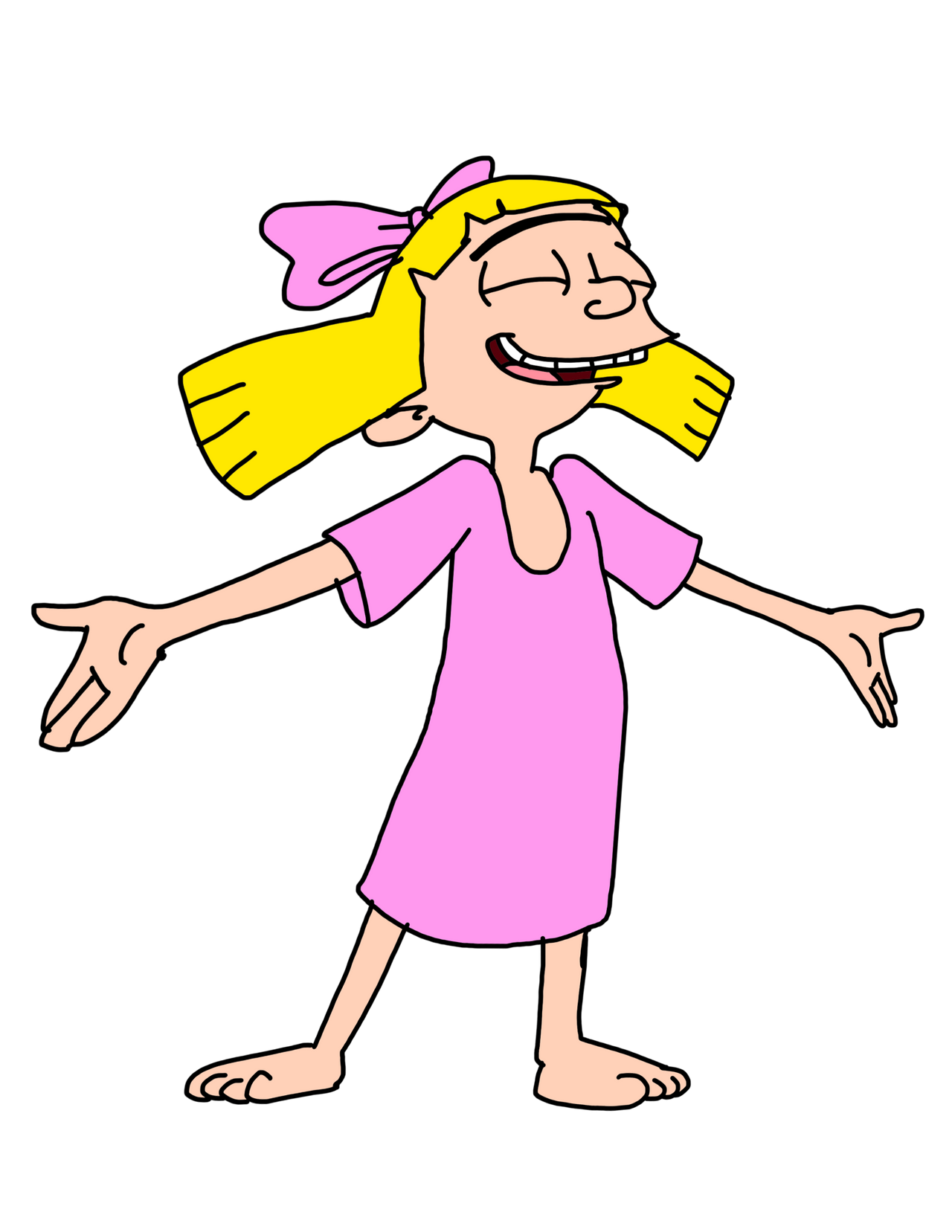 Helga Face Hallelujah Helga by ElijahtainoCintron on DeviantArt