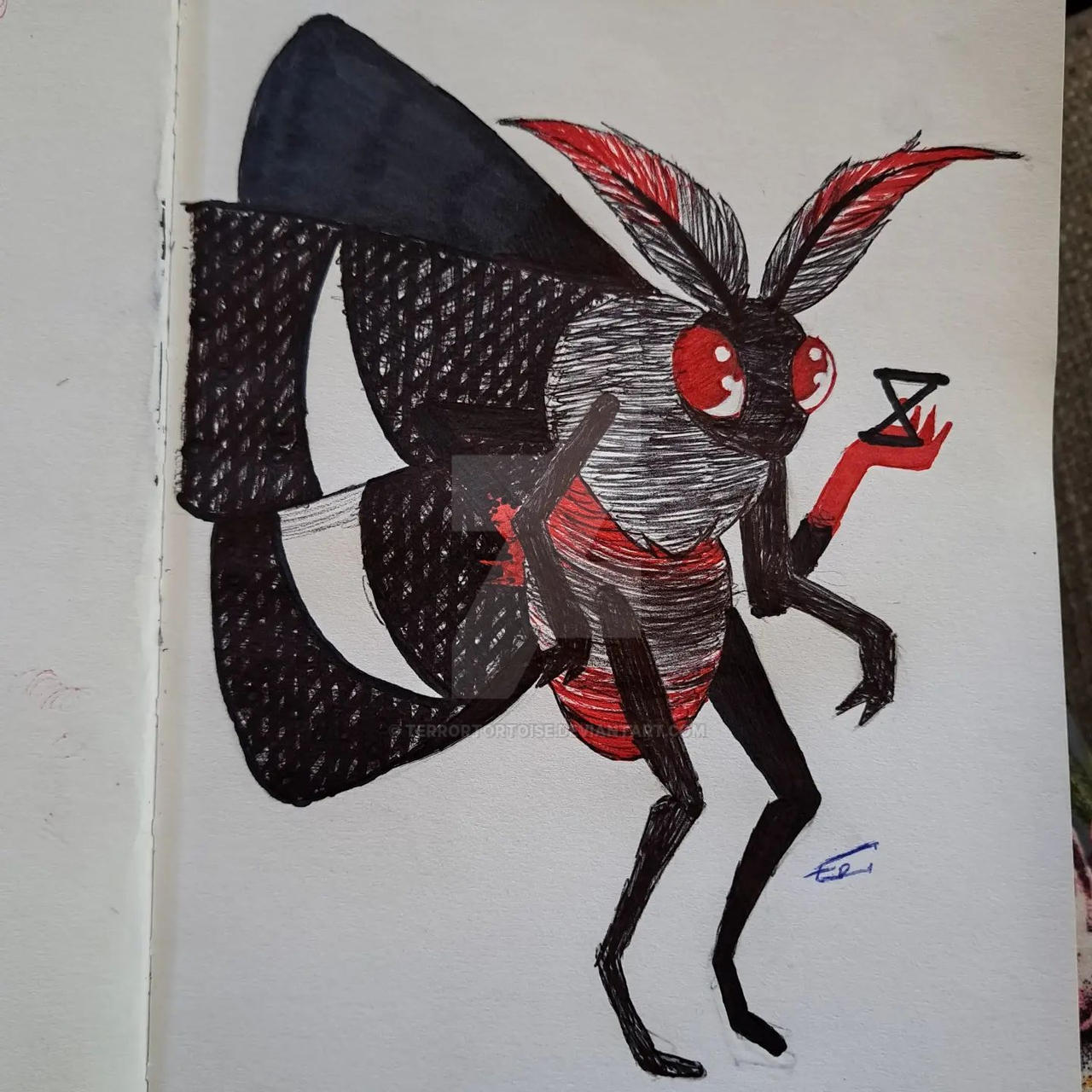 Mothman by TerrorTortoise on DeviantArt