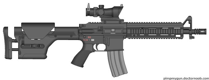 Fallout: New Vegas Marksman Rifle by TAZWASHA69 on DeviantArt