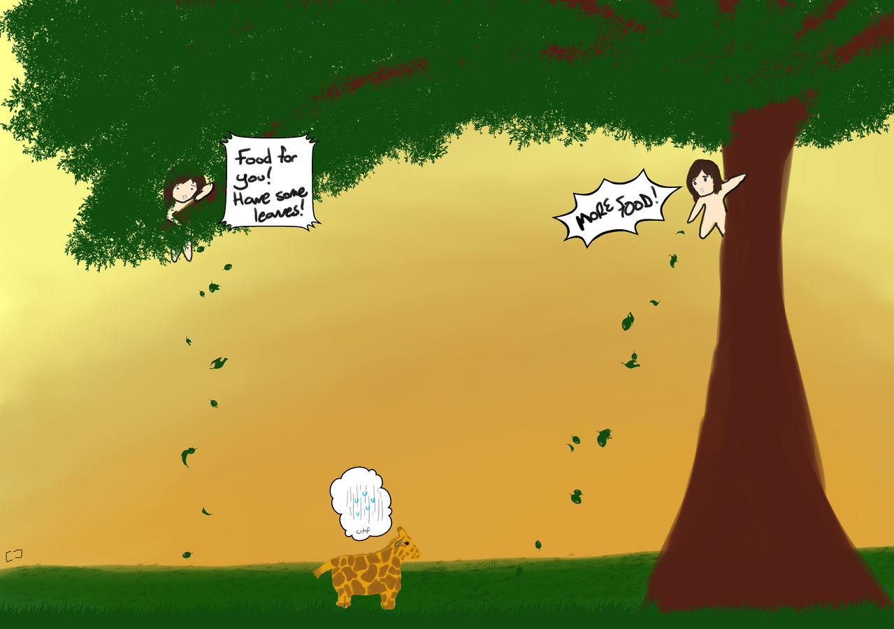 If Giraffes Had Short Necks by Bracketts on DeviantArt