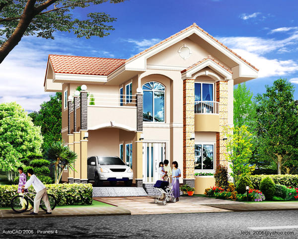 2-storey residential by poatic on DeviantArt