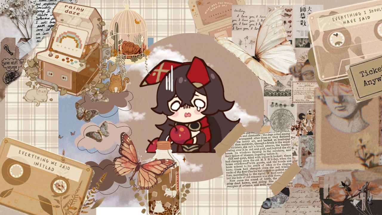 Amber, Genshin Impact Aesthetic Wallpaper. by NiniCici on DeviantArt