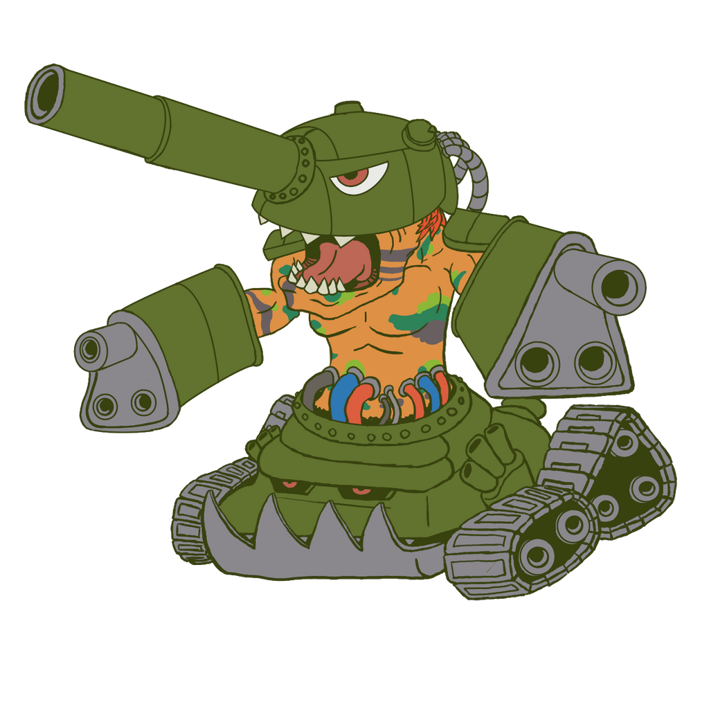 Tankmon Rookie Tankmon by threeQuestions on DeviantArt