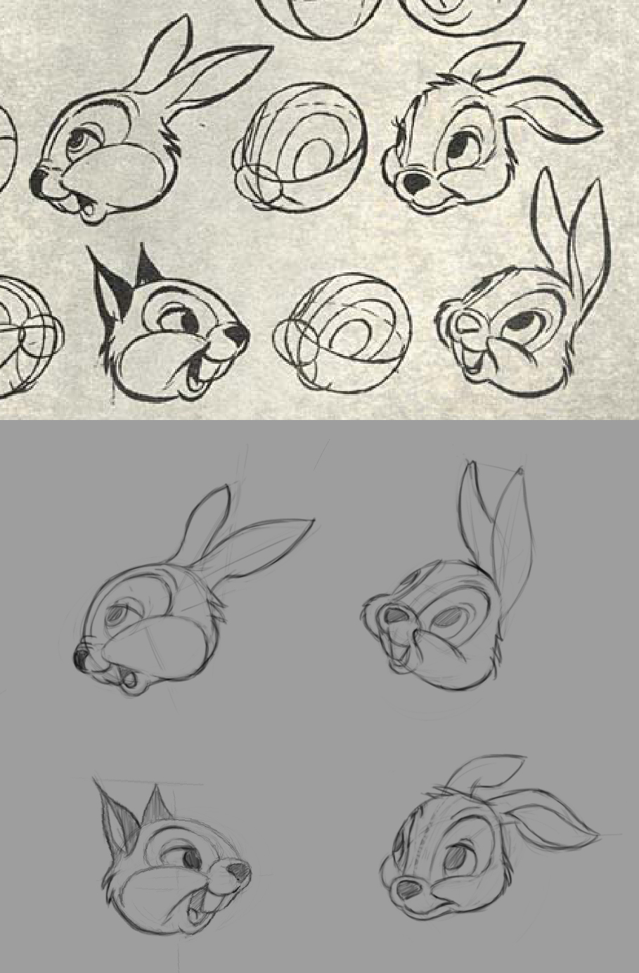 Preston Blair Practice - Rabbits 3