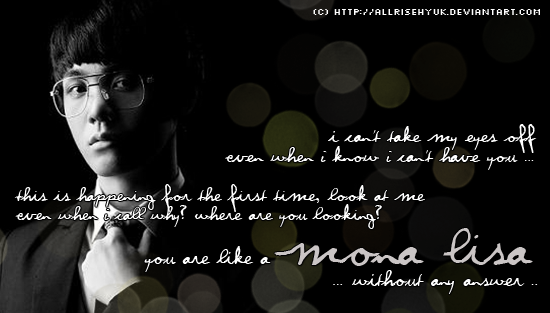 Mir MBLAQ -Mona Lisa-