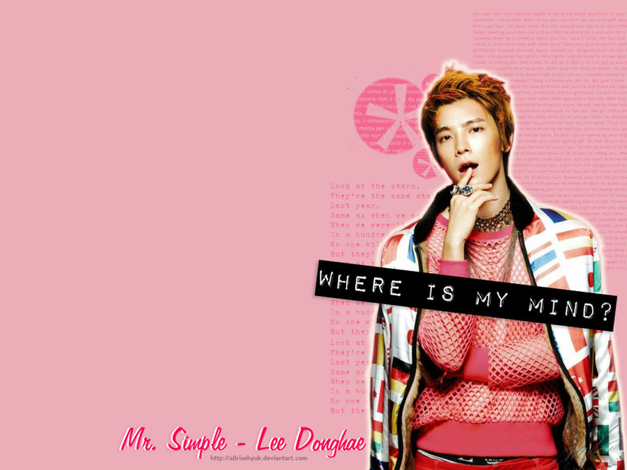 Mr. Simple Donghae - Wallpaper