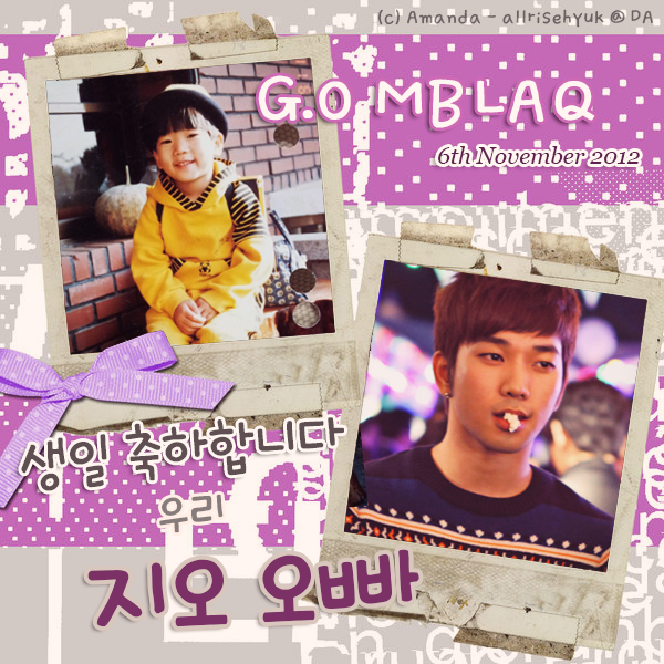 HAPPY BIRTHDAY G.O MBLAQ - 20121106