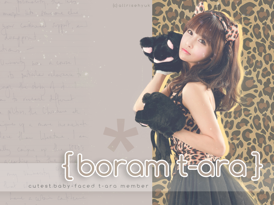 T-ara Boram Wallpaper