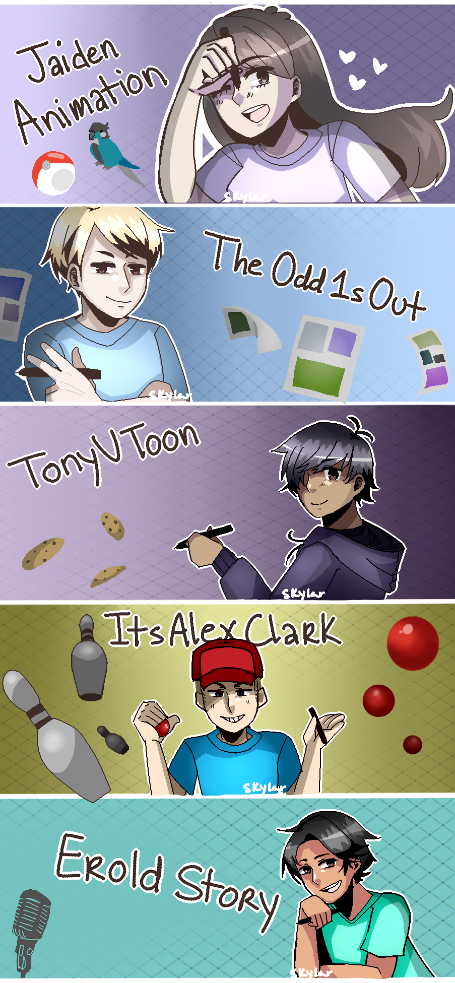 Youtube Animators Youtube Animators by Skylar-Kohai on DeviantArt