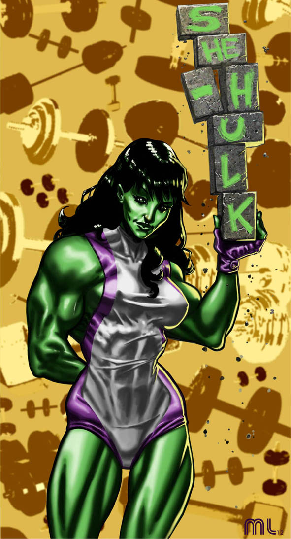 she-hulk pin up