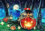 Halloween witch by zarielcharoitite