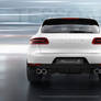 Porsche Macan S in white with SportDesign wheels