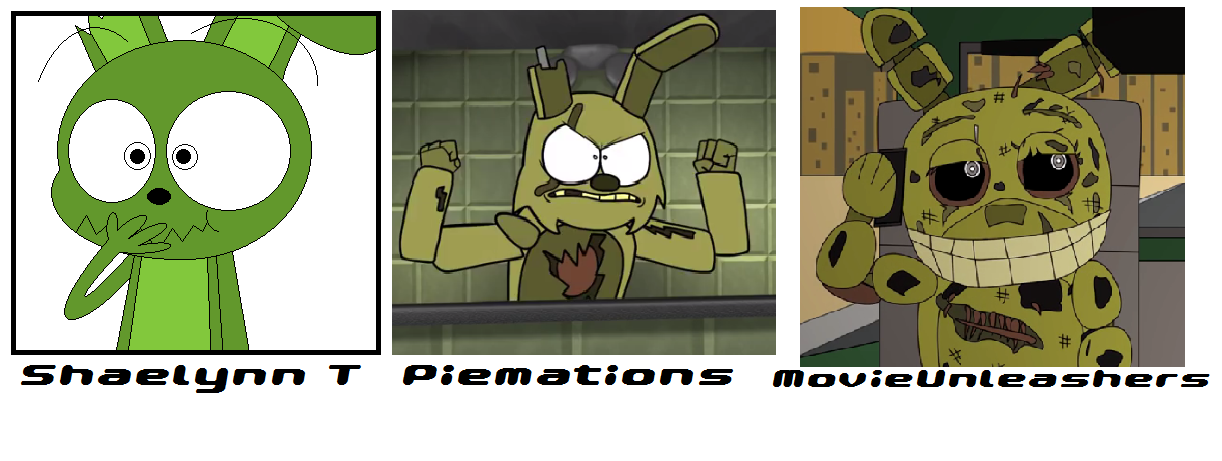 All Types Of Springtrap My Fav Versions of Springtrap by SynapseZeGeek on DeviantArt