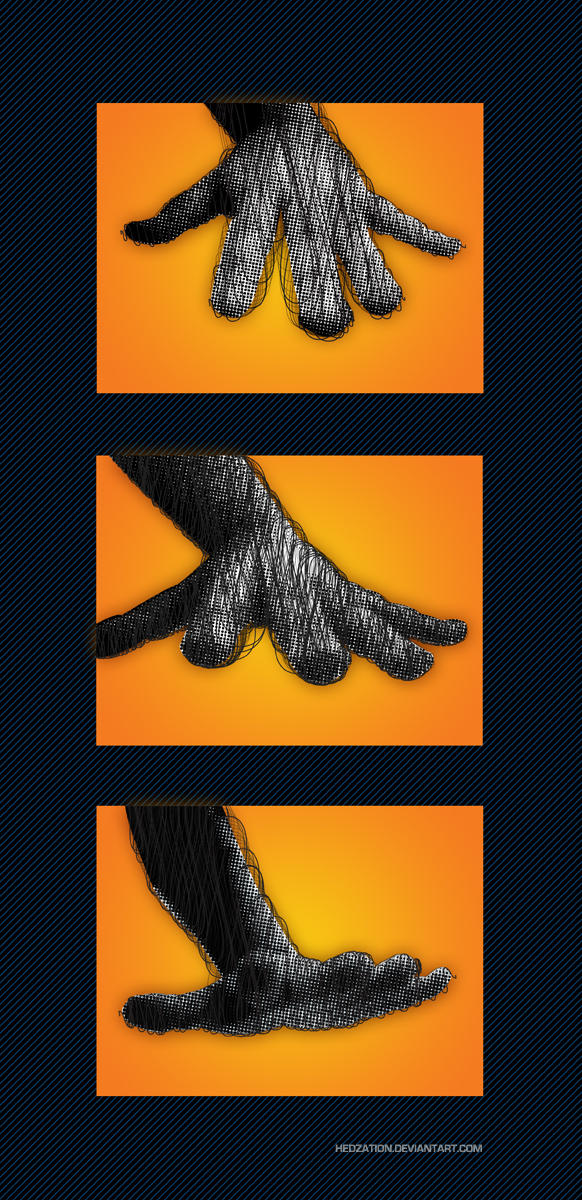 Rendered hand by HeDzZaTiOn on DeviantArt
