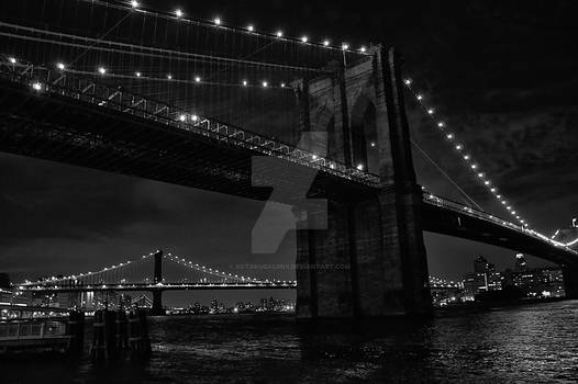 Brooklyn Bridge Darkly