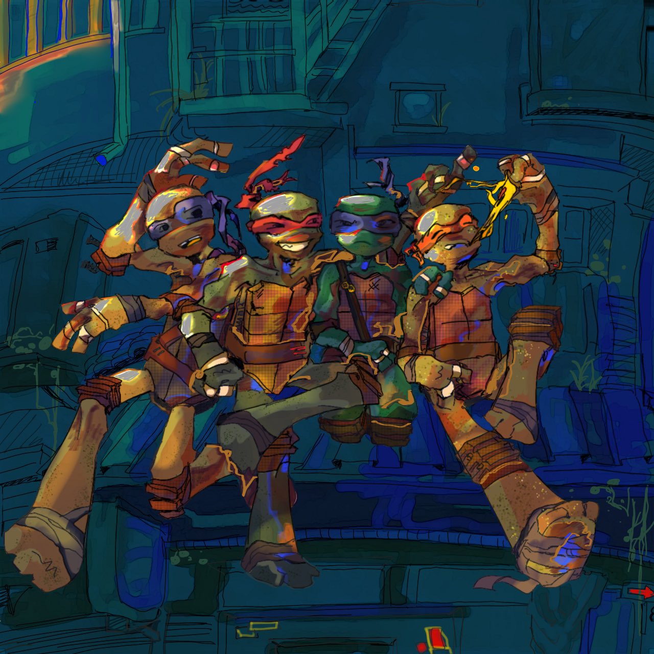tmnt 2012 by kelirl on DeviantArt