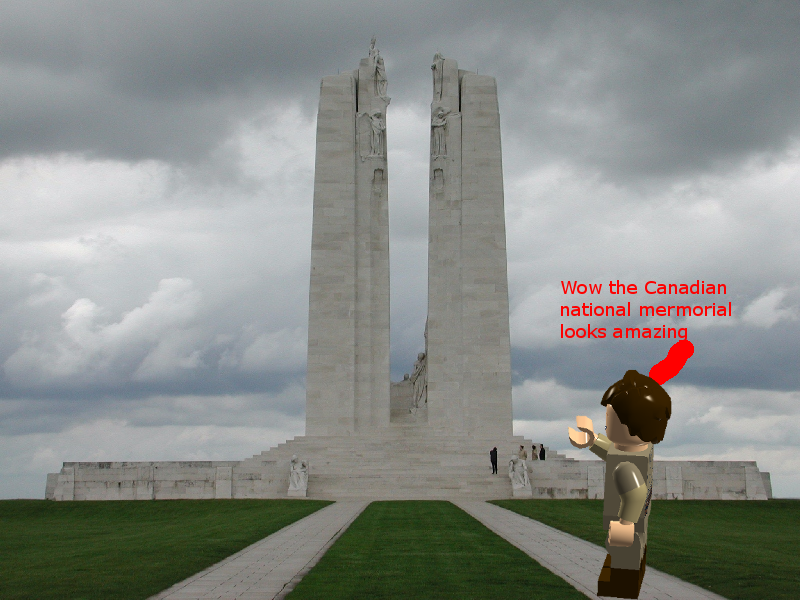 Nathanael Sees the canadian national memorial