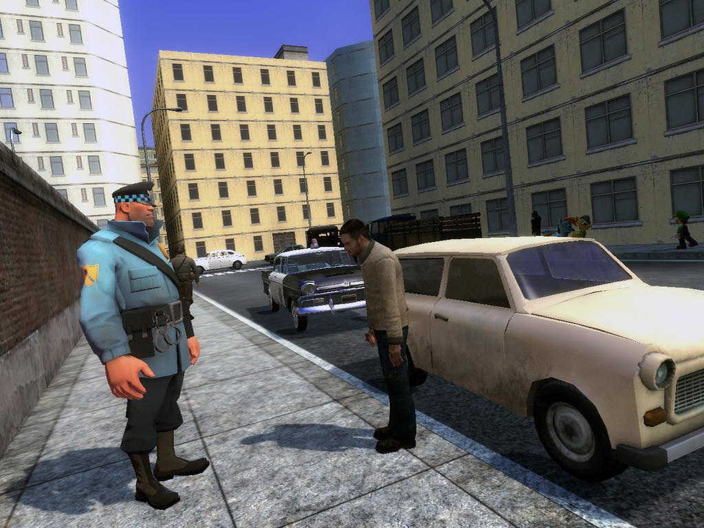 Gmod: Trouble with the police by nmort69 on DeviantArt