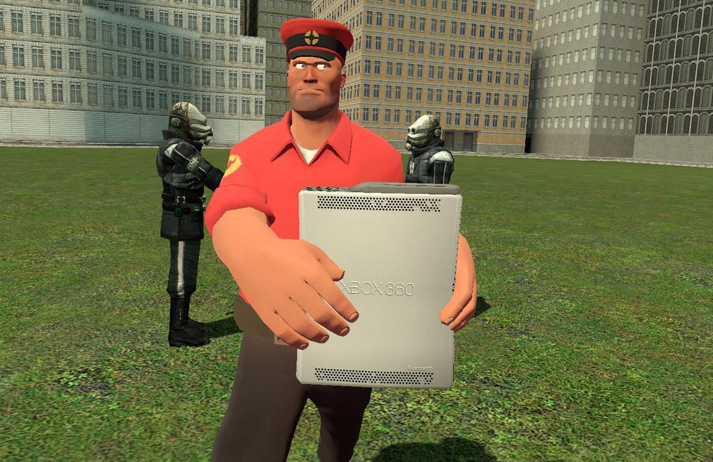 Gmod Mike And Dave While Dan Takes An Xbox 360 by nmort69 on DeviantArt