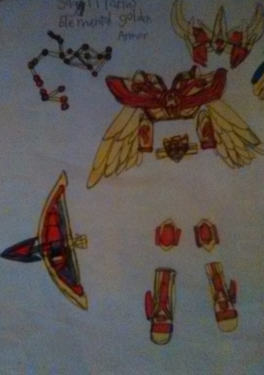 E.Ws Sagittarius Golden Elemental Armor