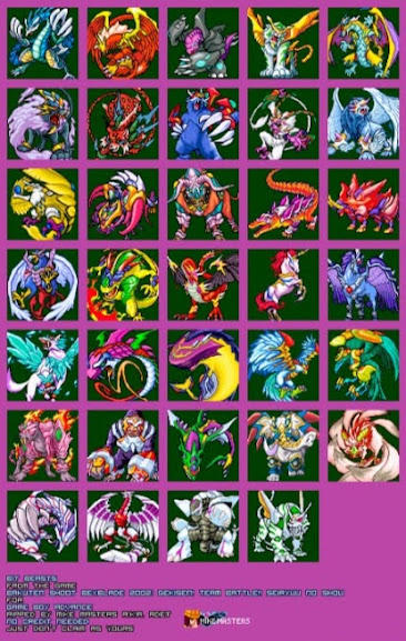 Bey, Bit Beast List by warriorearthmars01 on DeviantArt
